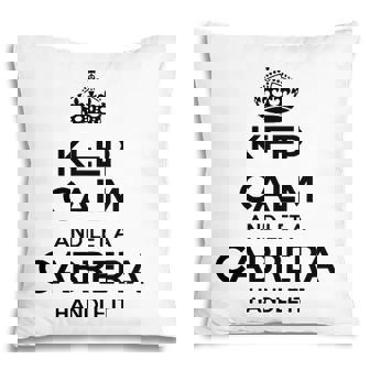 Cabrera Funny Surname Family Tree Birthday Reunion Gift Idea Pillow - Seseable