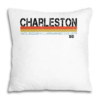 Charleston Vintage Retro Stripes Pillow - Seseable