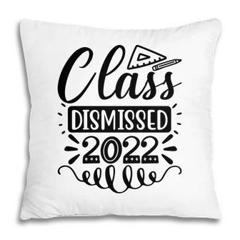 Class Dismissed Last Day Of School Full Black Pillow - Seseable