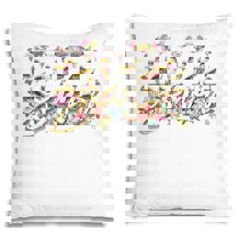 Class Of 2022 Senior Fun Floral Flower Pretty Graduate Grad Pillow | Seseable CA