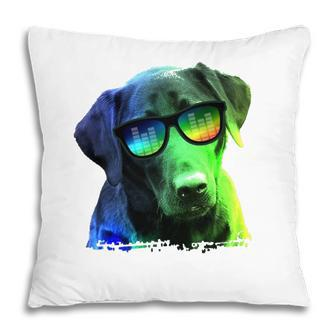 Colorful Dog Retriever Labrador Pet Lovers Gift Pillow - Seseable