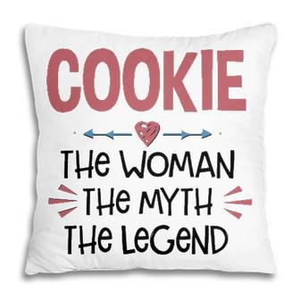 Cookie Grandma Gift Cookie The Woman The Myth The Legend Pillow - Seseable