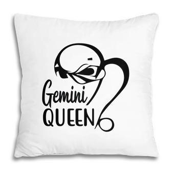 Cool Design Queen Gemini Girl Cute Birthday Pillow - Seseable