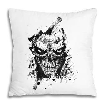 Creepy Zombie Demon Scary Horror Halloween Party Costume Pillow - Seseable