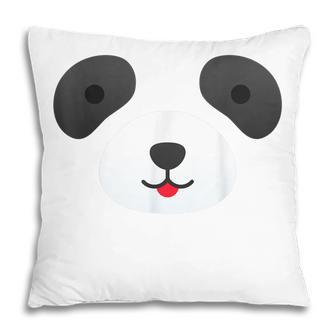 Cute Bear Panda Face Diy Easy Halloween Party Easy Costume Pillow - Seseable