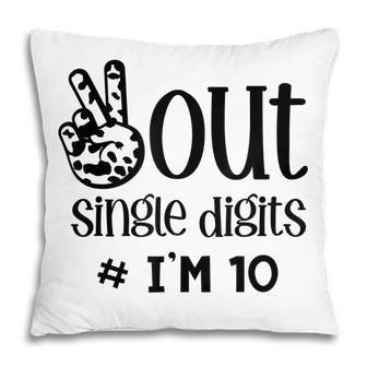 Cute Ten Birthday Est 2012 Youth Girl 10Th Birthday Pillow - Seseable