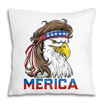 Eagle Mullet 4Th Of July American Flag Merica Usa Essential Pillow - Seseable