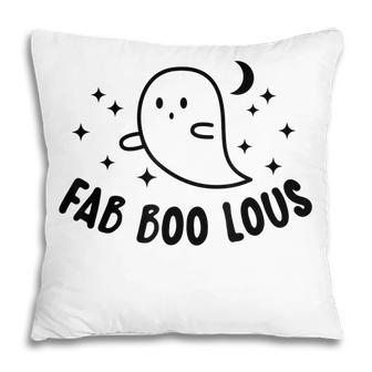 Faboolous Ghost Halloween Costume For Men Women Boo Crew Pun Pillow - Seseable