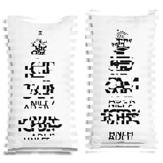 Forbes Funny Surname Family Tree Birthday Reunion Gift Idea Pillow - Seseable