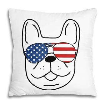 French Bulldog 4Th Of July Independence Day Pillow - Seseable
