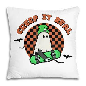 Funny Halloween Creep It Real Cute Little Spooky Pillow - Seseable