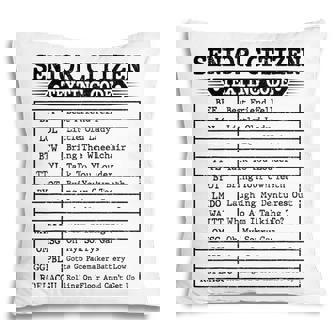 Funny Senior Citizens Texting Code For Old People Grandpa Pillow | Seseable CA