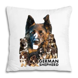 German Shepherd Family Dogs Tee Gifts Pillow - Seseable