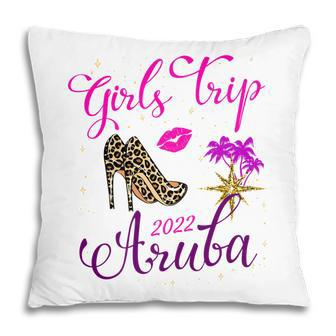 Girls Trip Aruba 2022 Sunglasses Summer Matching Group V3 Pillow - Seseable