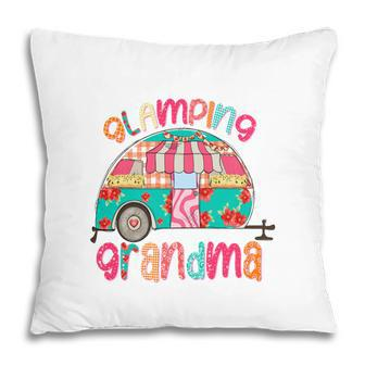 Glamping Grandma Colorful Design For Grandma From Daughter With Love New Pillow - Seseable