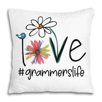 Grammers Grandma Gift Idea Grammers Life Pillow - Seseable