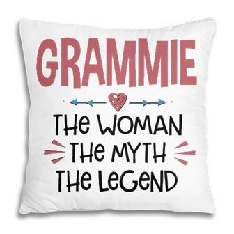 Grammie Grandma Gift Grammie The Woman The Myth The Legend Pillow - Seseable
