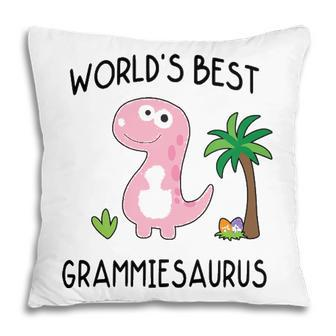 Grammie Grandma Gift Worlds Best Grammiesaurus Pillow - Seseable