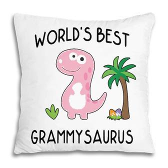 Grammy Grandma Gift Worlds Best Grammysaurus Pillow - Seseable