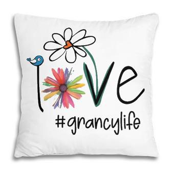 Grancy Grandma Gift Idea Grancy Life Pillow - Seseable