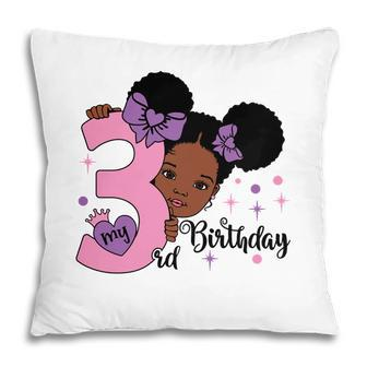 Happy My 3Rd Birthday And I Have A Big Party With My Friends Pillow - Seseable