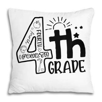 Hello 4Th Grade Teacher Boys And Team Fourth Grade Girls V2 Pillow - Seseable