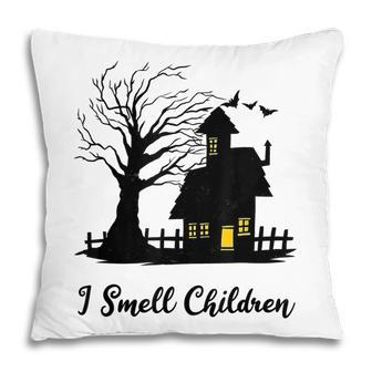 I Smell Children Kids Funny Costume Halloween Witch House Pillow - Seseable