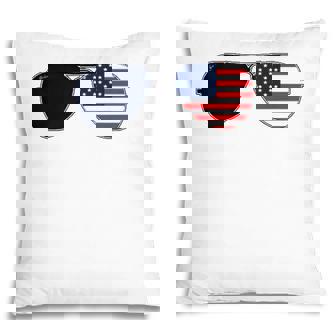 Joe Biden Aviator American Flag Sunglasses Patriotic Pillow - Seseable
