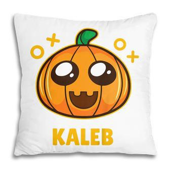 Kids Kaleb Kids Pumpkin Halloween Pillow - Seseable