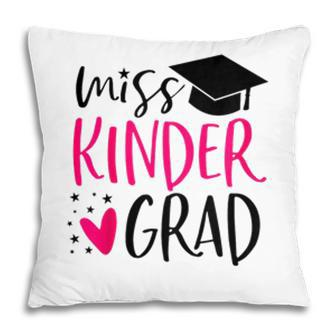 Kids Miss Kinder Grad Kindergarten Nailed It Graduation 2022 Pillow - Seseable