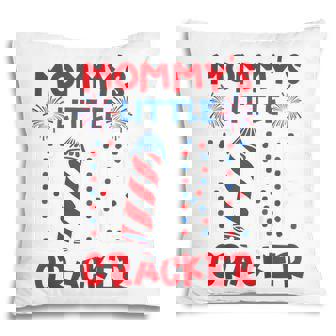 Kids Mommys Little Firecracker Independence Day Firework Toddler Pillow - Seseable