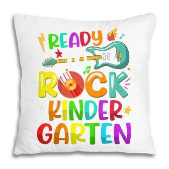 Kids Ready To Rock Kindergarten First Day Of 5Th Grade Boys Girls Pillow - Seseable