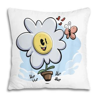 Kids Sunflower Butterfly Sunshine V2 Pillow - Seseable