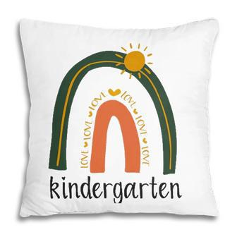 Love Rainbow Proud Nursery Preschool Kindergarten Teacher Pillow - Seseable