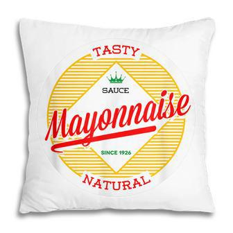 Mayonnaise Lazy Costume Funny Sarcastic Halloween Pillow - Seseable