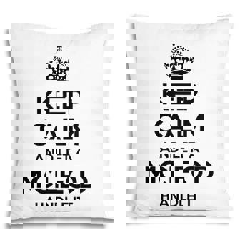 Mcleod Funny Surname Family Tree Birthday Reunion Gift Idea Pillow - Seseable