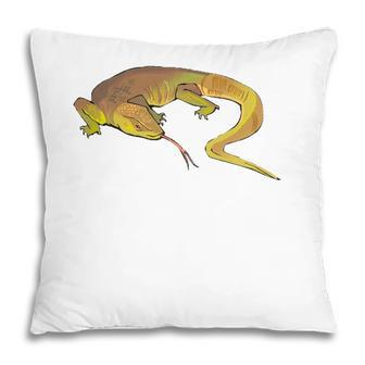 Monitor Lizard Savannah Reptile Pet Art Animal Lover Pillow - Seseable