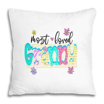 Most Loved Granny In The World From Daughter With Love Grandma New Pillow - Seseable