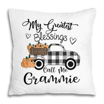 My Greatest Blessings Call Me Grammie - Autumn Gifts Pillow - Seseable
