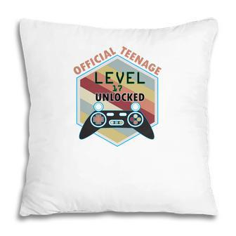 Official Nage Level 17 Unlocked 17Th Birthday Pillow - Seseable