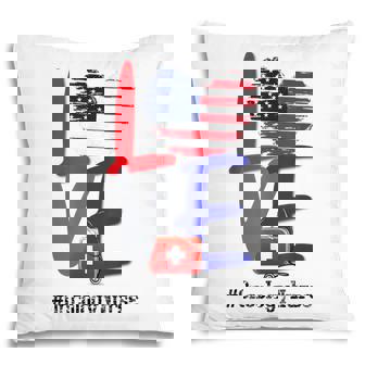 Oncology Nurse Rn 4Th Of July Independence Day American Flag Pillow - Seseable