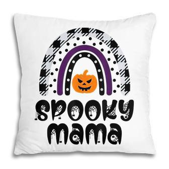 One Spooky Mama Funny Family Halloween Costume Matching Gift Pillow - Seseable