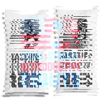 Patriotic 4Th Of July Stars Stripes Reproductive Right V2 Pillow - Seseable