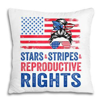 Patriotic 4Th Of July Stars Stripes Reproductive Right V3 Pillow - Seseable