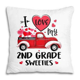 Ph Cute Truck Valentines Day 2Nd Grade Teacher Costume Pillow - Seseable