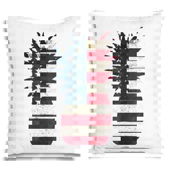 Pineapple American Flag Independence Day 4Th Of July Pillow - Seseable
