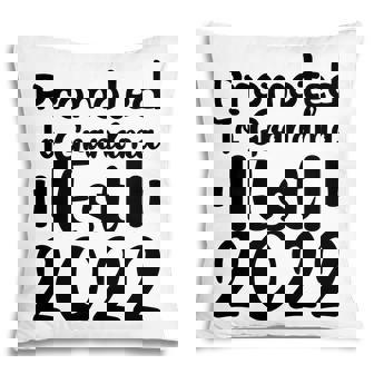 Promoted To Grandma 2022 Black Happy Mothers Day Pillow - Seseable