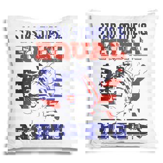 Retro Pro Choice Feminist Stars Stripes Equal Rights Pillow - Seseable