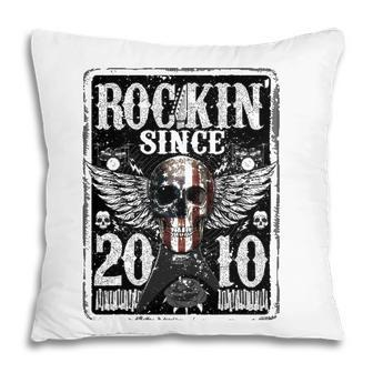 Rockin Since 2010 12 Years Old 12Th Birthday Classic Pillow - Seseable