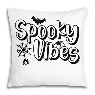 Spooky Vibes Halloween Costume Scary Spider Bat Pillow - Seseable